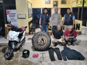 Ada Sindikat Pencurian Ban Truk di Ketapang, 2 Orang Diringkus