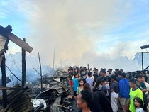 Muncul Dugaan Sabotase dalam Kebakaran 51 Rumah dan Toko di Lumbis