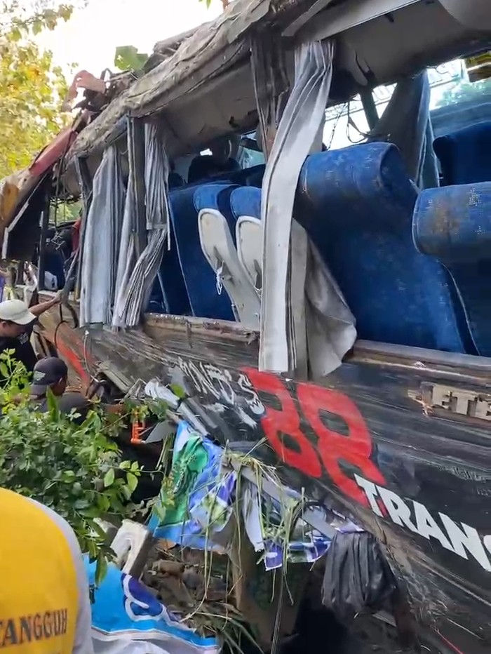 Kecelekaan Bus di Probolinggo
