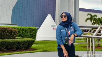 Jangan lupa mengunjungi Gateway. Salah satu atraksi terbaru di Kennedy Space Center, yang berfokus pada eksplorasi antariksa masa kini dan masa depan.Foto: Adi Fida Rahman/detikINET
