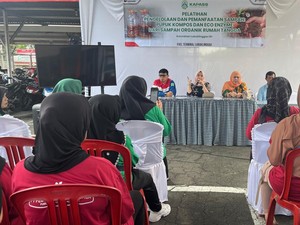 Pertamina FT Lubuklinggau Gelar Pelatihan Olah Sampah Jadi Kompos-Eco Enzyme