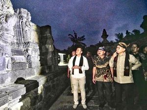 Fadli Zon Wacanakan Pemugaran Candi Panataran: Candi Terbesar di Jatim
