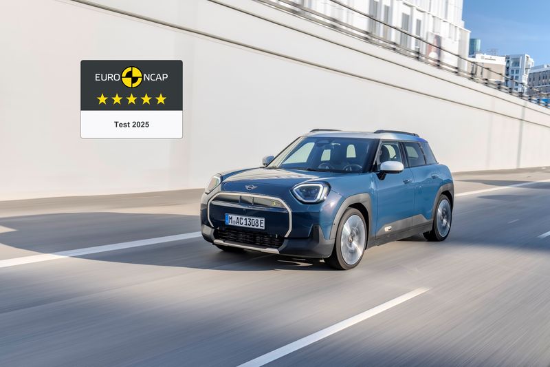 MINI Cooper dan MINI Aceman mendapatkan rating bintang 5 saat diuji tabrak Euro NCAP.