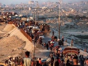 Israel Terus Serang Gaza, 62 Orang Tewas-6.000 Mengungsi dalam Sehari