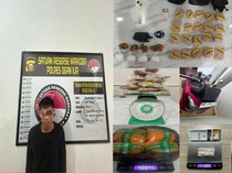 3,8 Kg Ekstasi Disita dari Tangan Kurir di Ogan Ilir