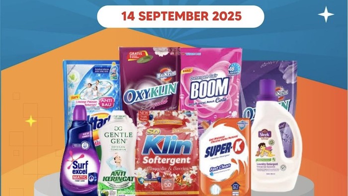 Transmart Full Day Sale! Aneka Produk Detergen Cair Dikasih Diskon 20%.