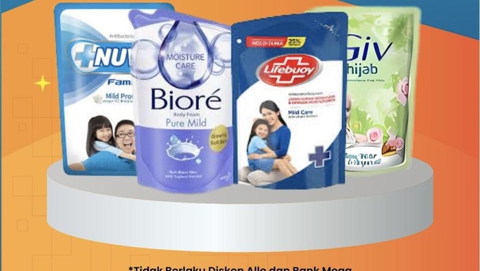 Transmart Full Day Sale Kembali! Aneka Sabun Cair Diskon 20%.