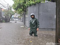 Diguyur Hujan Pagi Ini, Gang Pandan Sari Denpasar Banjir Lagi