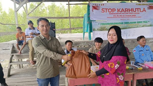 Bumi Andalas Permai (BAP) Distrik Tanjung Jati menggelar sosialisasi pencegahan Karhutla.
