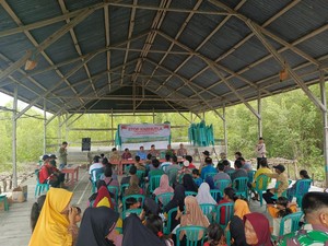 Bumi Andalas Permai Sosialisasikan Pencegahan Karhutla di Desa Binaan