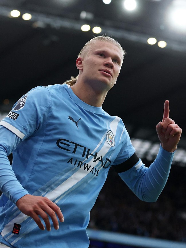100 Gol Haaland di Liga Inggris: Satu Dicetak Pakai Anggota Tubuh Lain