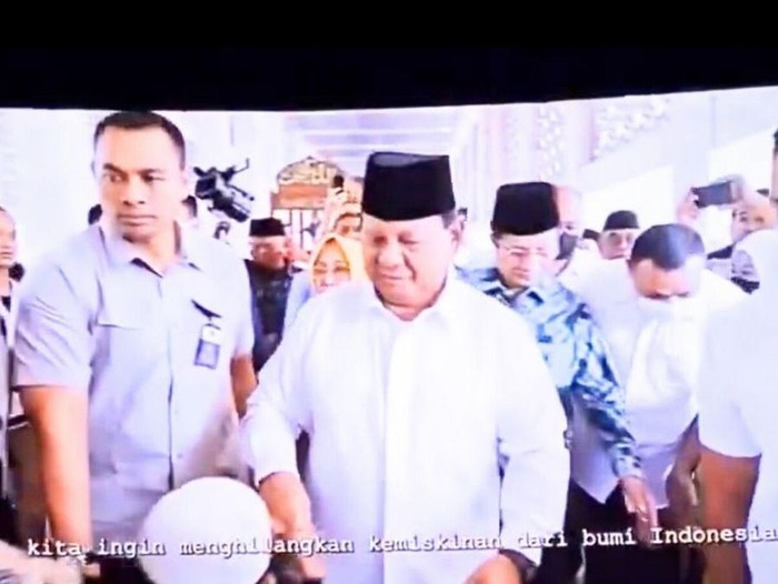 Iklan Prabowo Cuplikan iklan Prabowo di bioskop.