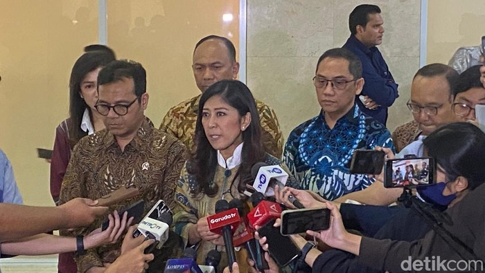 Menkomdigi RI Meutya Hafid. (Dwi/detikcom)