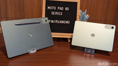Potret Tablet Perdana Motorola di Indonesia, Moto Pad 60 Pro dan 60 Lite