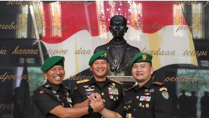 Nurul Yakin, Pangdam III Siliwangi Mayjen TNI Kosasih, dan Danrem 062 Tarumanegara Kol Inf Dadi Sutandi, Jumat (12/9/2025).