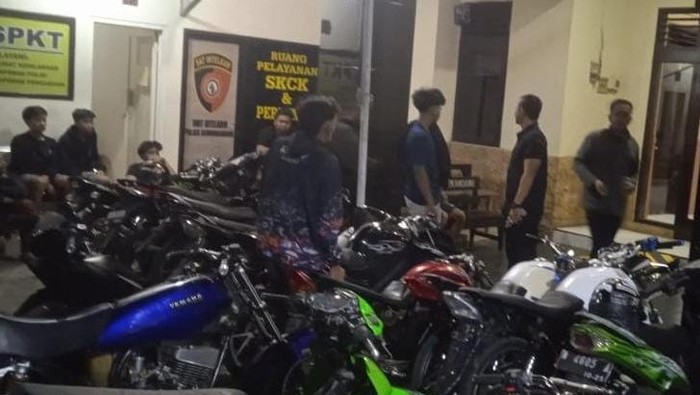 Pelaku balap liar di Kota Malang terjaring polisi