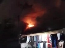 Kebakaran Landa Permukiman Padat Penduduk di Medan