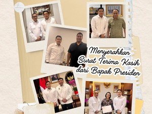 Ungkapan Terima Kasih Prabowo ke Eks Menteri Lewat Sepucuk Surat