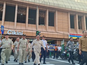 Pramono Cek Pelican Crossing Stasiun Cikini, Minta Ojek-Taksi Tak Ngetem