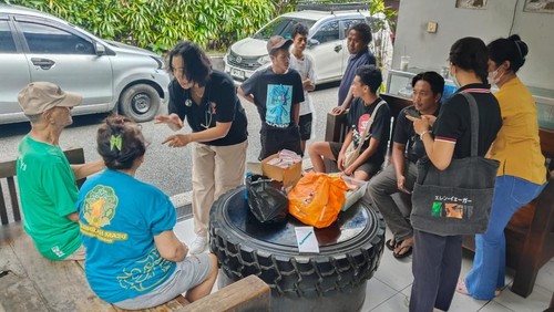 Safari kesehatan dari Dinas Kesehatan Denpasar yang menyasar warga terdampak banjir di Denpasar, Bali beberapa waktu lalu. (dok. Pemkot Denpasar)