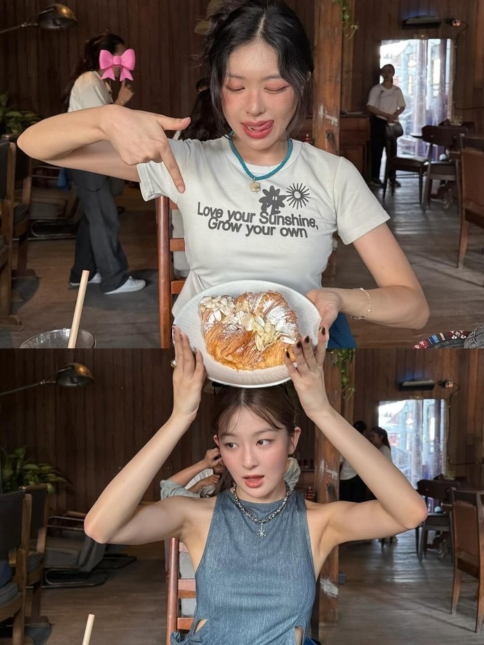 Seulgi Red Velvet kulineran di Bali