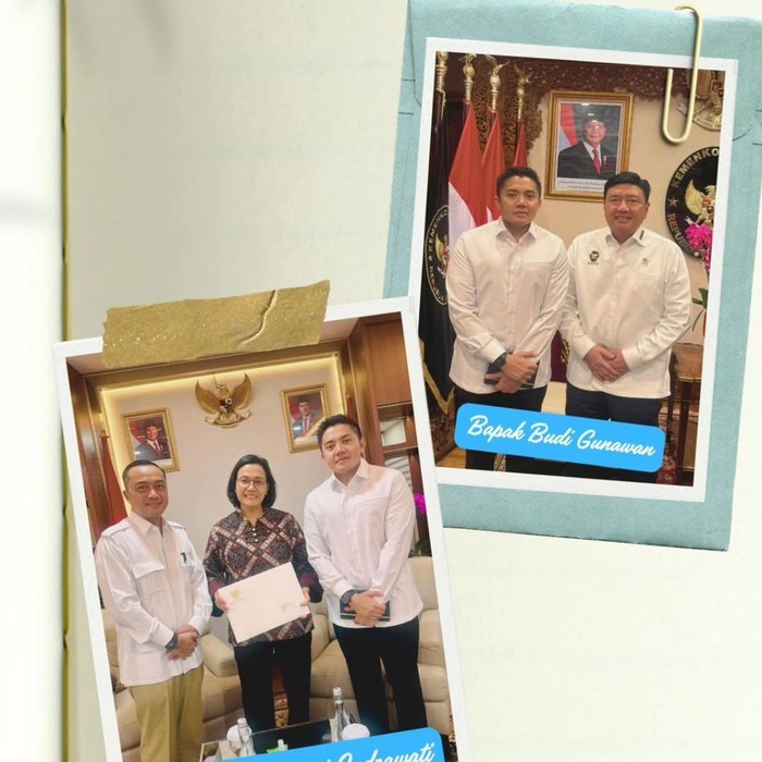 Surat khusus dikirim Presiden Prabowo Subianto kepada lima menteri Kabinet Merah Putih yang terkena reshuffle. Para menteri itu pun tampak tersenyum saat menerima surat itu. (Dok Sekretariat Kabinet).