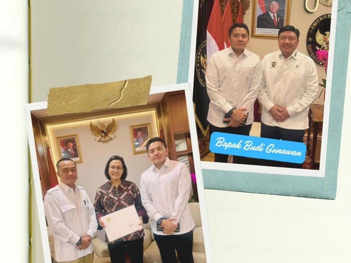 Surat khusus dikirim Presiden Prabowo Subianto kepada lima menteri Kabinet Merah Putih yang terkena reshuffle. Para menteri itu pun tampak tersenyum saat menerima surat itu. (Dok Sekretariat Kabinet).
