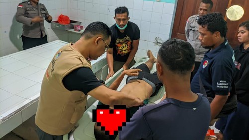 UJP, warga Kelurahan Kota Uneng, Kecamatan Alok Timur, Sikka, NTT, tewas akibat tersetrum listrik di rumahnya, Senin (15/9/2025) sekitar pukul 04.00 Wita. (Dok. Polres Sikka)