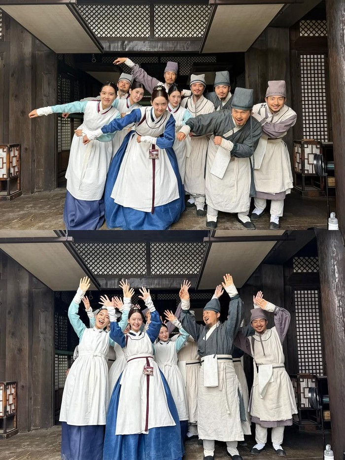 Foto behind-the-scene (BTS) drama Korea Bon Appétit, Your Majesty dibagikan Yoona lewat Instagram.