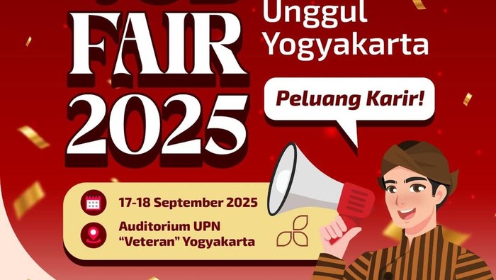 Ada Job Fair Disnakertrans DIY 17-18 September 2025, Ini Tata Cara Daftarnya!