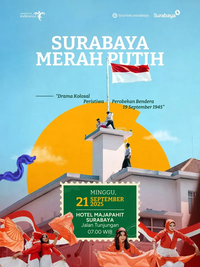 Aksi Drama Kolosal Surabaya Merah Putih