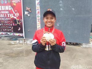Maylia Ardani Raih 5 Emas Panjat Tebing Porprov Bali, Ingin Tembus Pelatnas