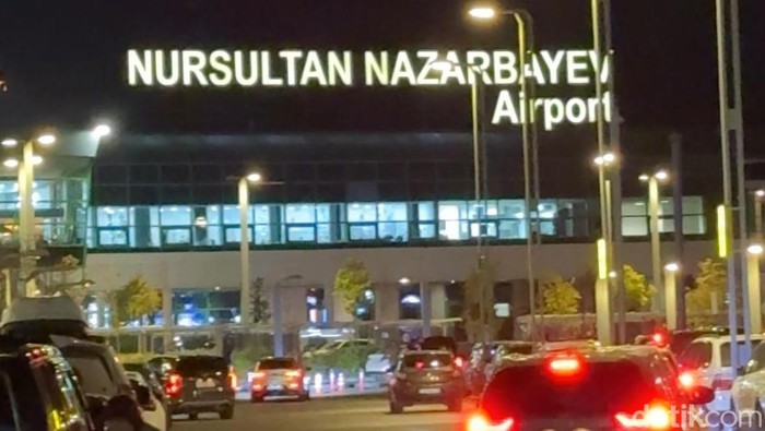 Bandara Nursultan Nazarbayev, Astana, Kazakhstan. (Yogi Ernes/detikcom)