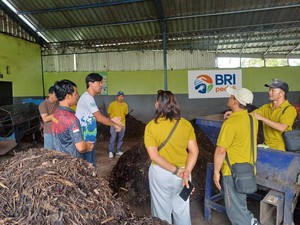 BRI Beri Pelatihan Diversifikasi dan Penguatan Produk Pupuk Kompos di Bali