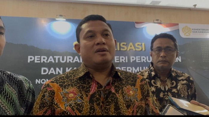 Direktur Jenderal Tata Kelola dan Pengendalian Risiko Kemen PKP Azis Andriansyah. (Kartika Sari/deitkSumut)