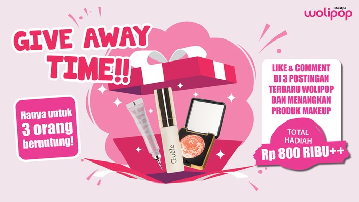 Giveaway Wolipop: Produk Makeup Senilai Total Rp 800 Ribuan
