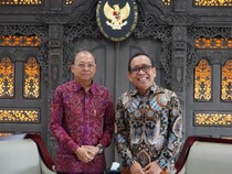 Koster Temui Pratikno Bahas Normalisasi Sungai Pascabanjir di Bali