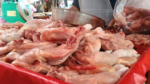 Harga ayam potong di Palembang.
