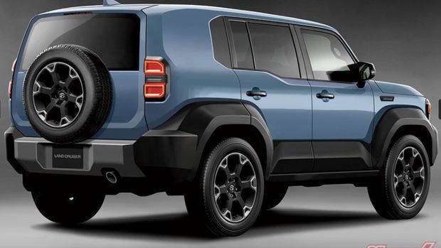 Ilustrasi baby Toyota Land Cruiser