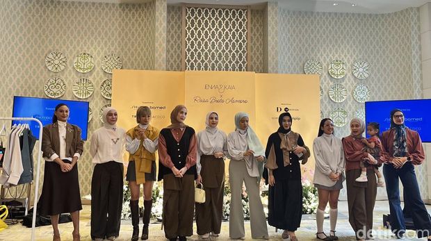 Brand Jenna and Kaia menggelar private launching event koleksi terbaru bernama Avery, hasil kolaborasi bersama figur inspiratif, Reisa Broto Asmoro di Peacock Lounge, Fairmont Hotel Jakarta.