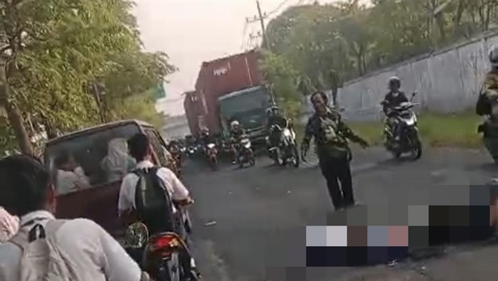 Lokasi pelajar di Gresik tewas terlindas truk