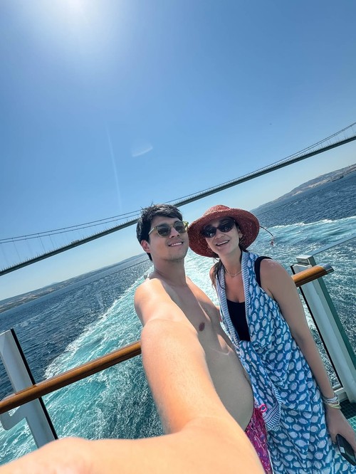 Luna Maya dan Maxime Bouttier