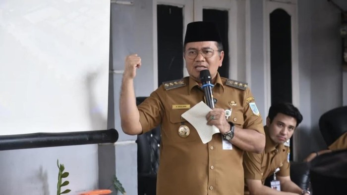 Wali Kota Jambi Maulana saat sosialisasi ke warga soal manfaat IPAL