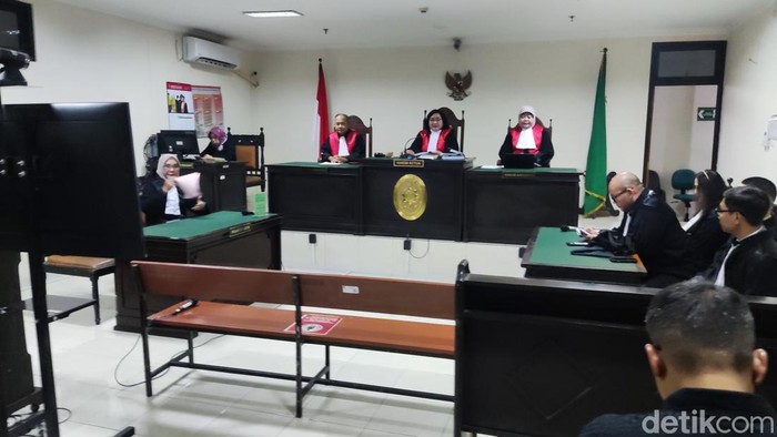Pembacaan putusan sela oleh majelis hakim PN Sleman dalam kasus kecelakaan dengan terdakwa Christiano Tarigan, Selasa (16/9/2025)