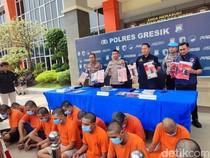 Polisi Ringkus 20 Budak Narkoba di Gresik Selama 12 Hari