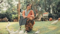 Raissa Anggiani wisuda setelah lulus kuliah Ilmu Komunikasi. (Foto: dok Instagram raissanggiani)