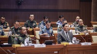 Agenda yang dibahas adalah rencana kerja anggaran Kementerian Pertahanan dan TNI tahun 2026. ANTARA FOTO/Dhemas Reviyanto 