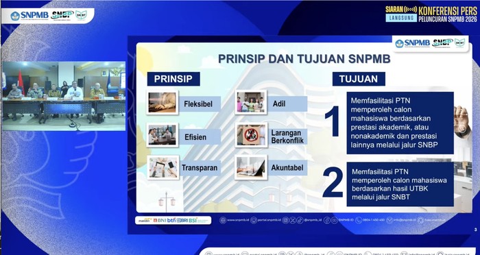 Rangkaian SNPMB 2026 dimulai