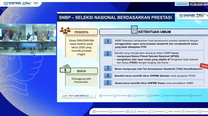 Rangkaian SNPMB 2026 dimulai