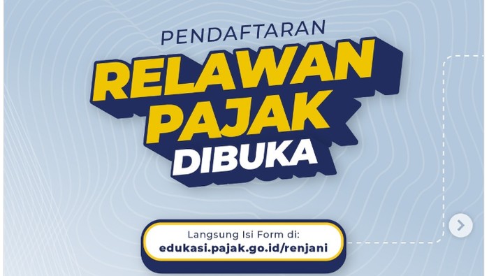Relawan Pajak Renjani 2025 (Instagram @ditjenpajakri)